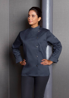 Karlowsky damenkochjacke larissa, anthrazit, 5