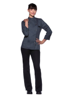 Karlowsky damenkochjacke larissa, anthrazit, 5