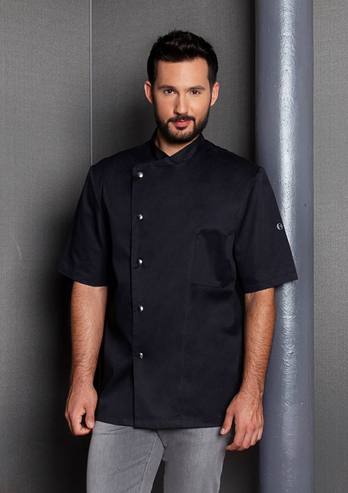 Karlowsky Kochjacke Gustav, schwarz, 72