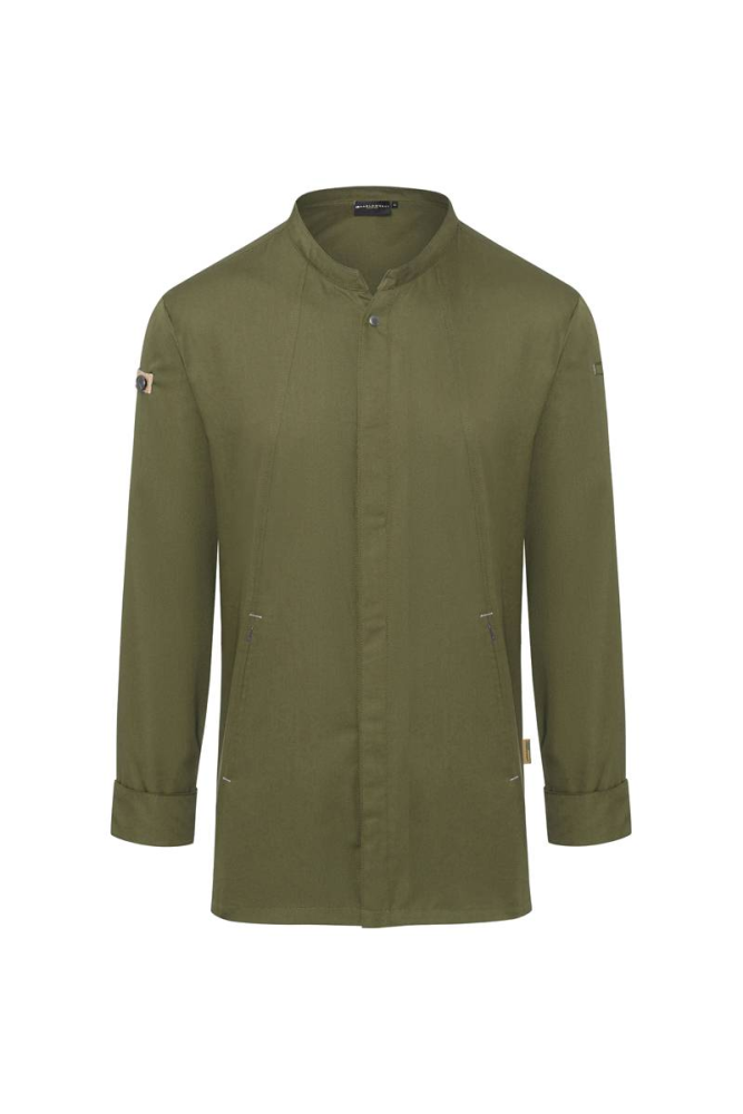 Karlowsky Kochjacke Green-Generation, aus nachhaltigem Material, 72% GRS Certified Recycled Polyester / 28% Co