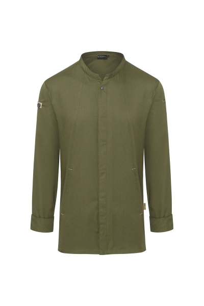 Karlowsky kochjacke green-generation, aus nachhaltigem material, 72% grs certified recycled polyester / 28% co