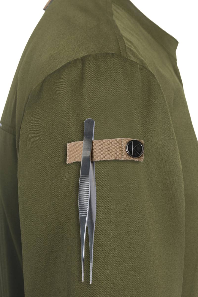Karlowsky Kochjacke Green-Generation, aus nachhaltigem Material, 72% GRS Certified Recycled Polyester / 28% Co