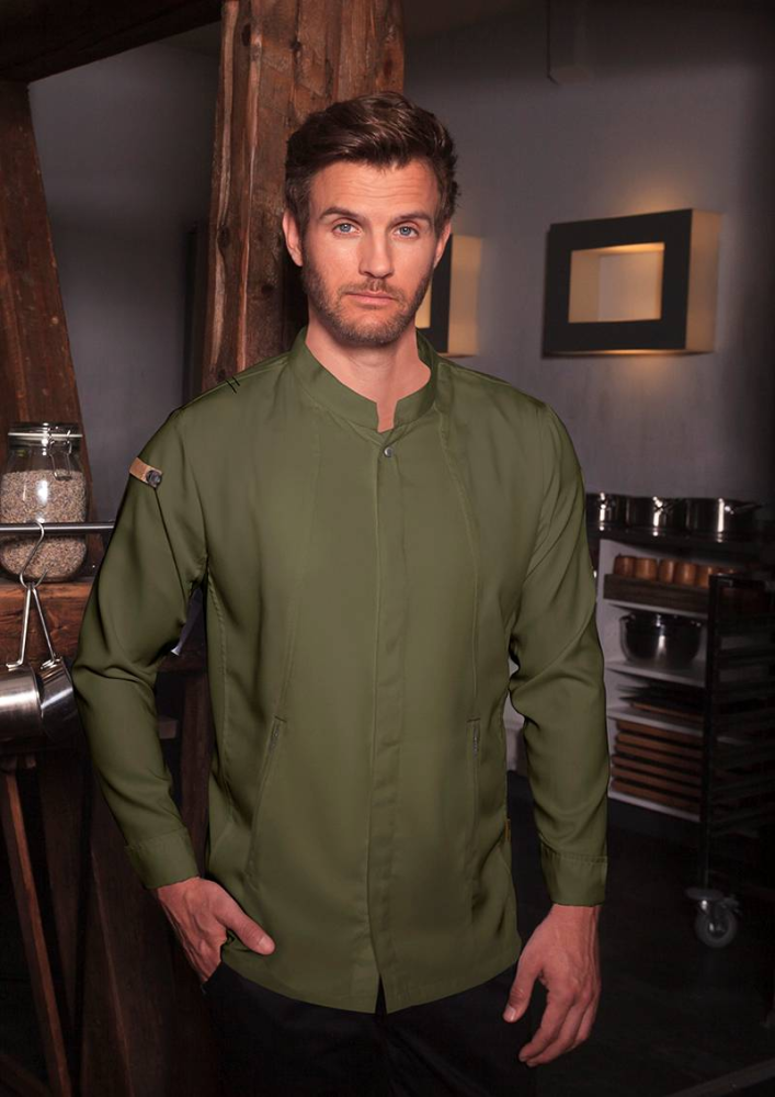 Karlowsky Kochjacke Green-Generation, aus nachhaltigem Material, 72% GRS Certified Recycled Polyester / 28% Co