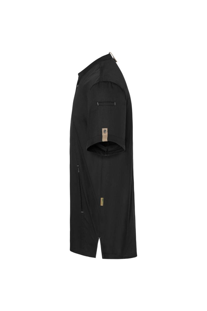 Karlowsky Kurzarm Kochjacke Green-Generation, aus nachhaltigem Material, 72% GRS Certified Recycled Polyester