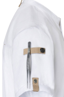 Karlowsky Kurzarm Kochjacke Green-Generation, aus nachhaltigem Material, 72% GRS Certified Recycled Polyester
