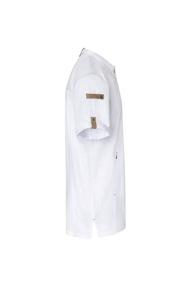 Karlowsky Kurzarm Kochjacke Green-Generation, aus nachhaltigem Material, 72% GRS Certified Recycled Polyester