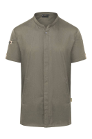 Karlowsky Kurzarm Kochjacke Green-Generation, aus nachhaltigem Material, 72% GRS Certified Recycled Polyester