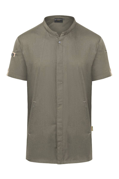 Karlowsky kurzarm kochjacke green-generation, aus nachhaltigem material, 72% grs certified recycled polyester