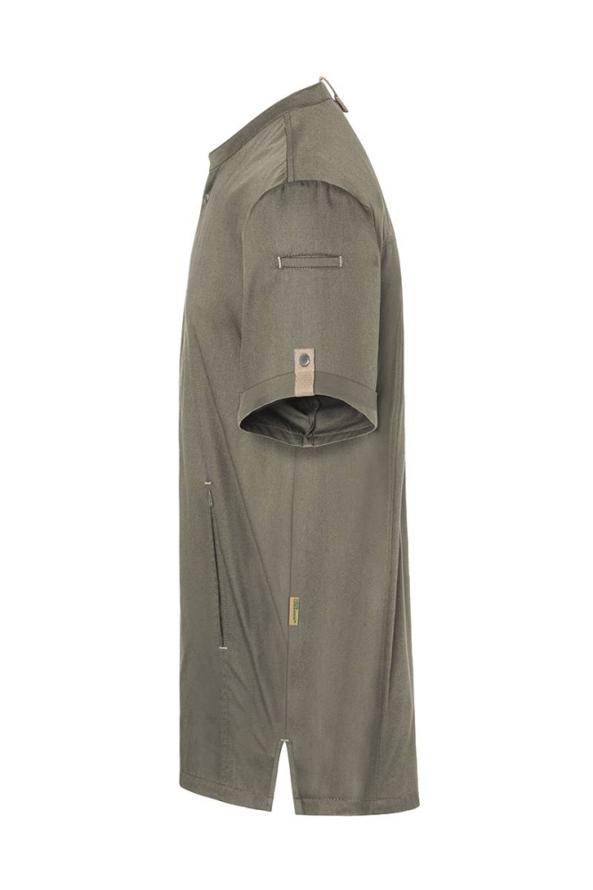 Karlowsky Kurzarm Kochjacke Green-Generation, aus nachhaltigem Material, 72% GRS Certified Recycled Polyester
