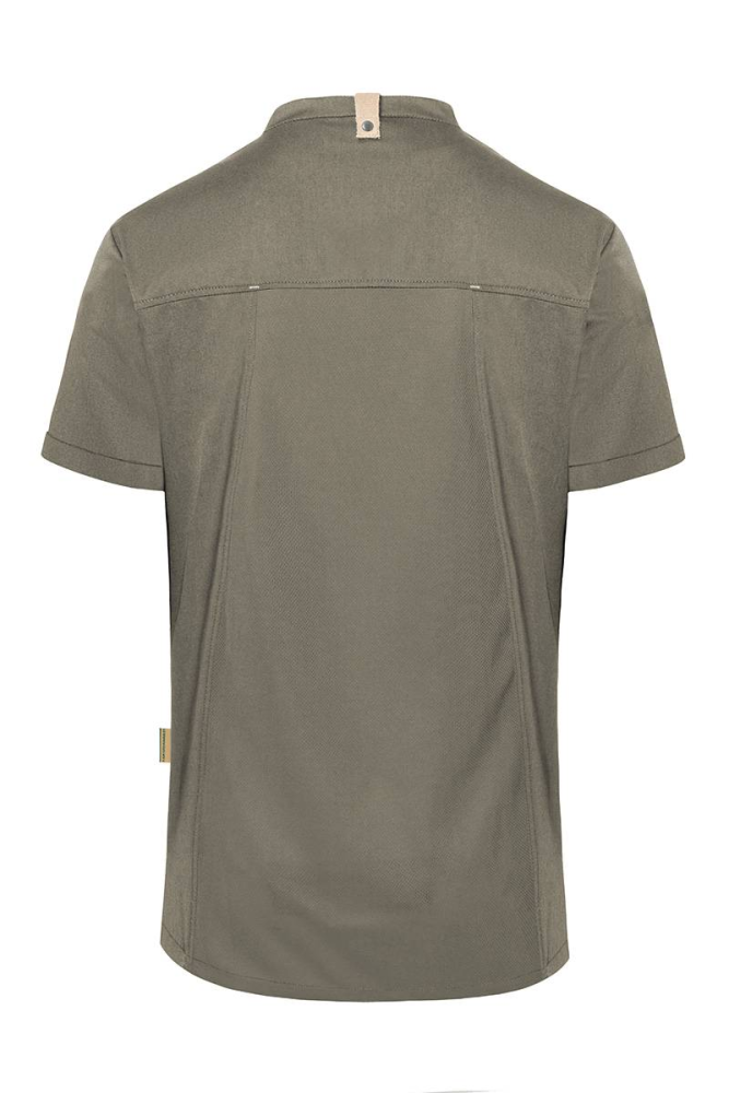 Karlowsky Kurzarm Kochjacke Green-Generation, aus nachhaltigem Material, 72% GRS Certified Recycled Polyester