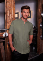 Karlowsky Kurzarm Kochjacke Green-Generation, aus nachhaltigem Material, 72% GRS Certified Recycled Polyester