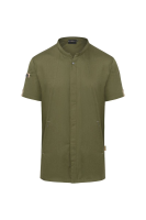 Karlowsky Kurzarm Kochjacke Green-Generation, aus nachhaltigem Material, 72% GRS Certified Recycled Polyester