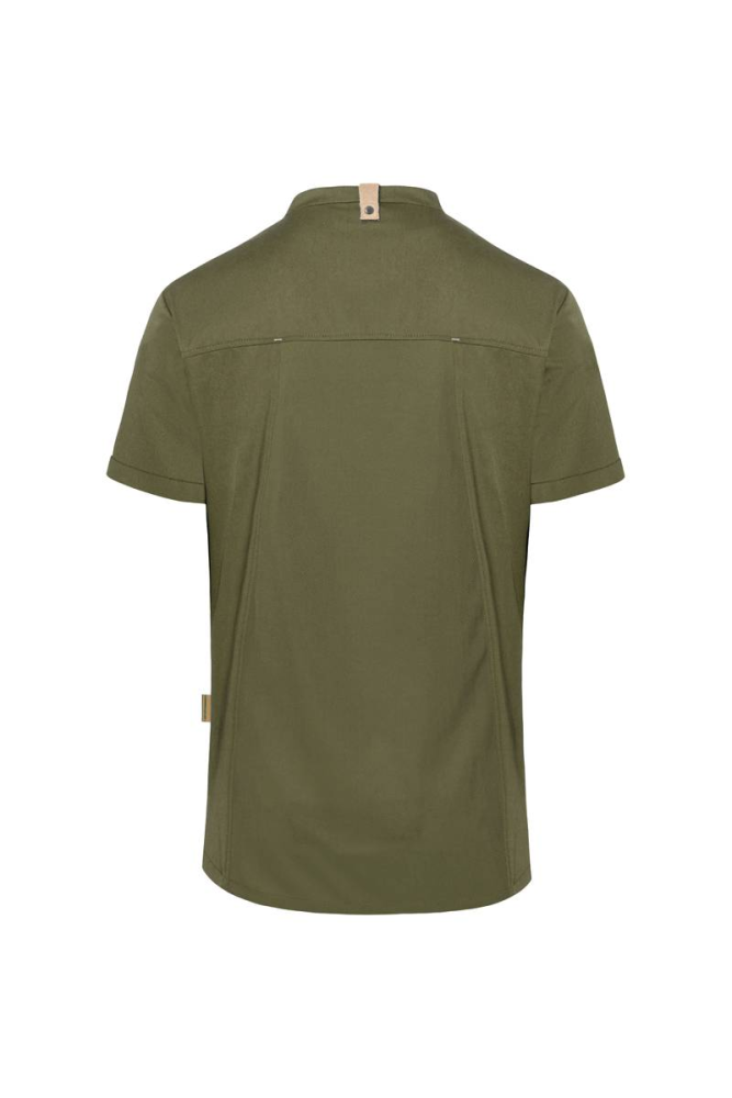 Karlowsky Kurzarm Kochjacke Green-Generation, aus nachhaltigem Material, 72% GRS Certified Recycled Polyester