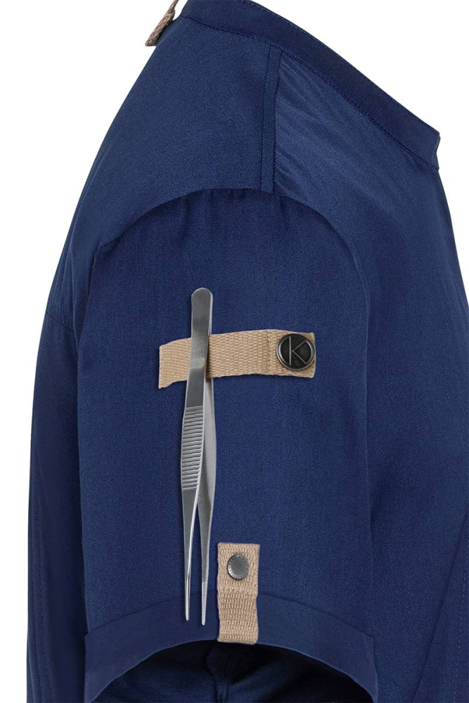 Karlowsky Kurzarm Kochjacke Green-Generation, aus nachhaltigem Material, 72% GRS Certified Recycled Polyester