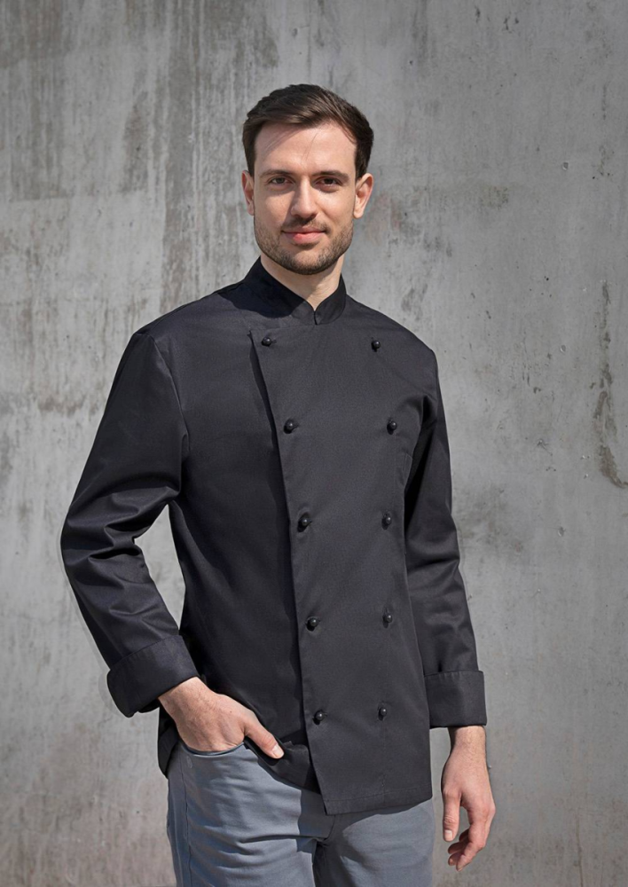 Karlowsky Kochjacke Thomas, schwarz, 58