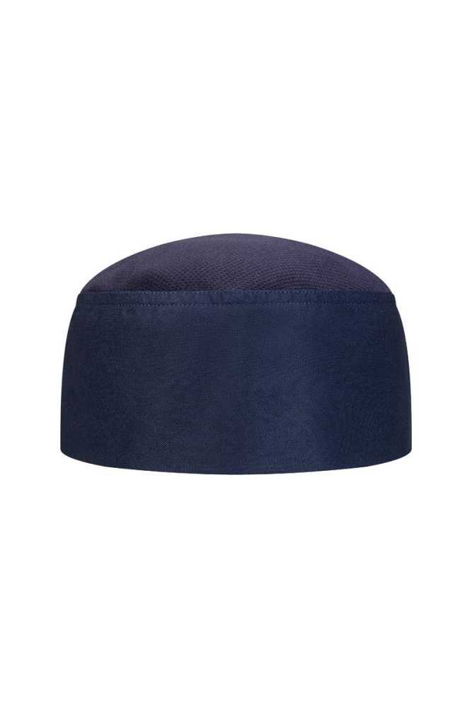 Karlowsky Kochmütze Beanie mit atmungsaktivem Netzeinsatz, anthrazit