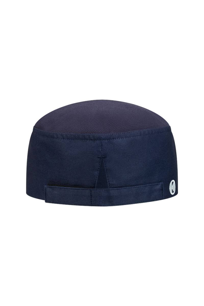Karlowsky Kochmütze Beanie mit atmungsaktivem Netzeinsatz, anthrazit