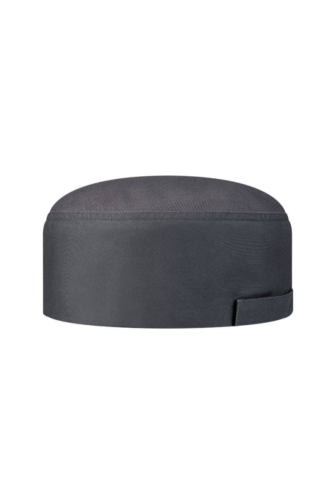 Karlowsky Kochmütze Beanie mit atmungsaktivem Netzeinsatz, anthrazit