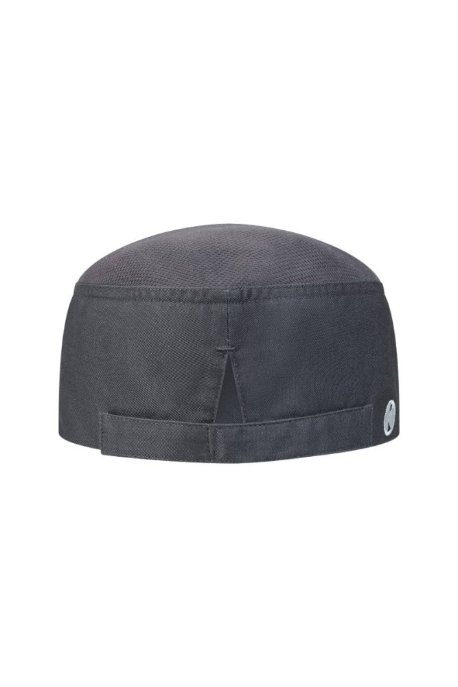 Karlowsky Kochmütze Beanie mit atmungsaktivem Netzeinsatz, anthrazit