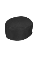 Karlowsky Kochmütze Beanie mit atmungsaktivem Netzeinsatz, schwarz