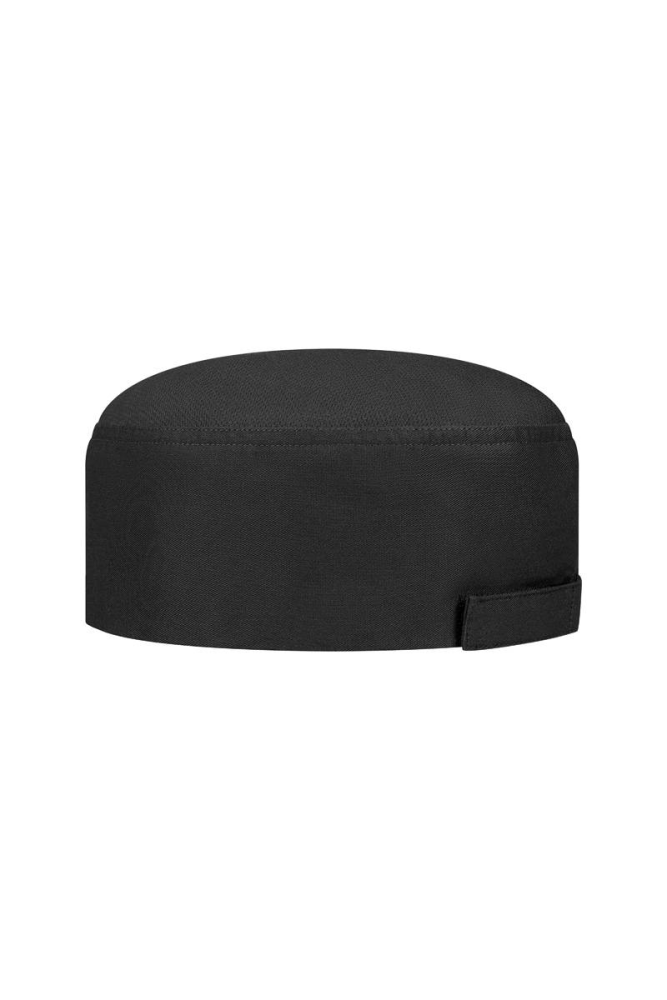 Karlowsky Kochmütze Beanie mit atmungsaktivem Netzeinsatz, schwarz
