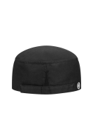 Karlowsky Kochmütze Beanie mit atmungsaktivem Netzeinsatz, schwarz