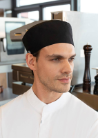 Karlowsky Kochmütze Beanie mit atmungsaktivem Netzeinsatz, schwarz