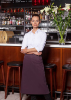 Karlowsky Bistroschürze Basic, aubergine