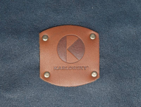 Karlowsky Leder Latzschürze, tinte