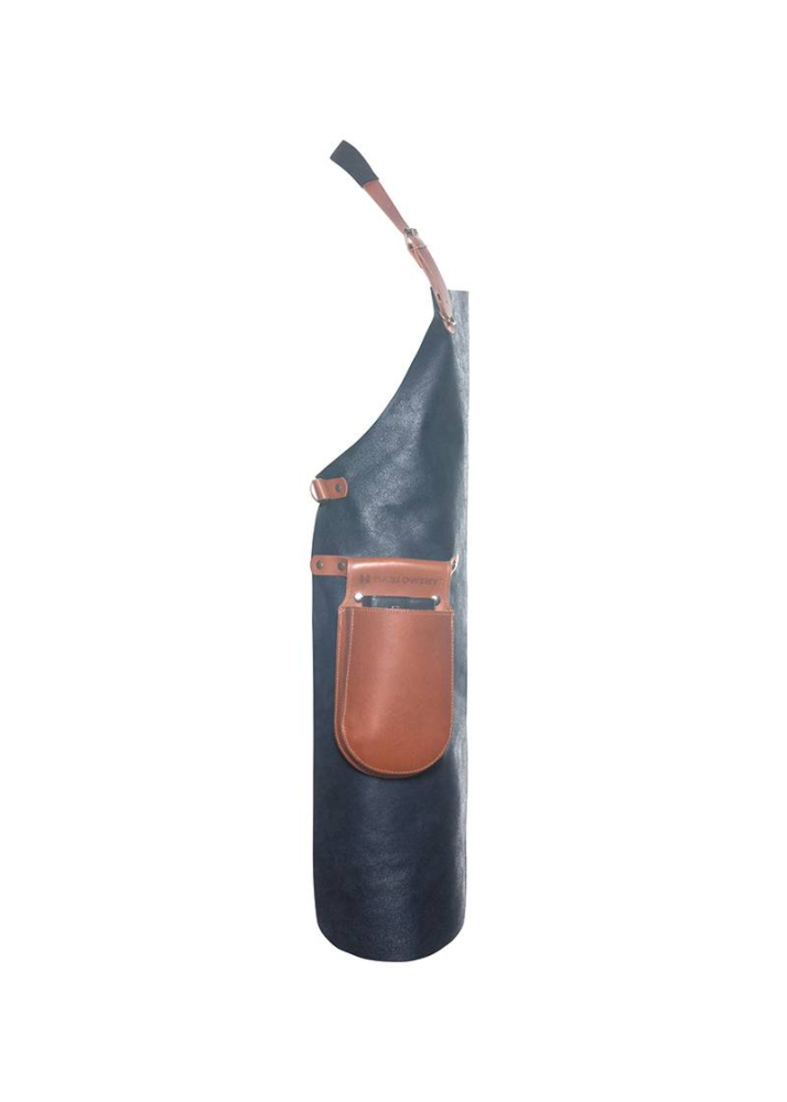 Karlowsky Leder Latzschürze, tinte
