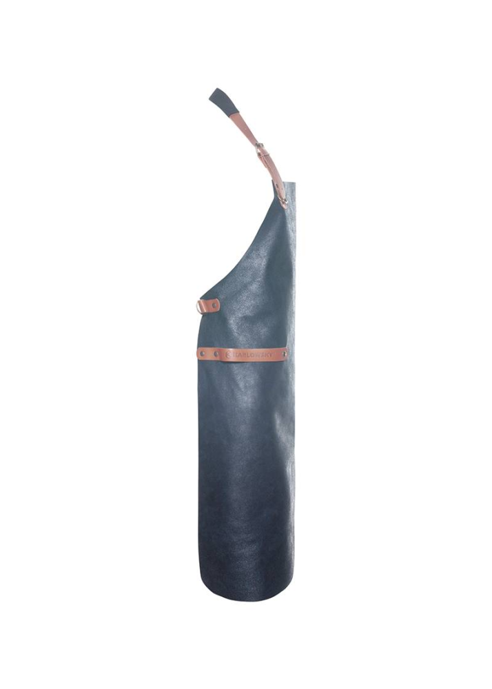 Karlowsky Leder Latzschürze, tinte