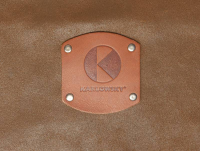 Karlowsky Leder Latzschürze, toffee