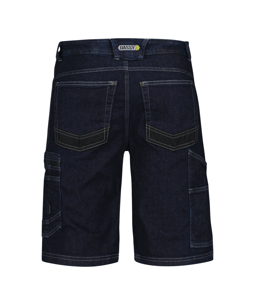 Dassy ® Tokyo, Jeans-Arbeitsshorts mit Stretch, Dunkel jeansblau, 48