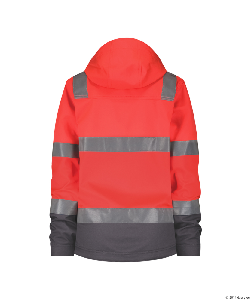 Dassy ® Malaga Women, Pes74, neonrot/zementgrau, standard, M