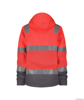 Dassy ® Malaga Women, Pes74, neonrot/zementgrau, standard, M