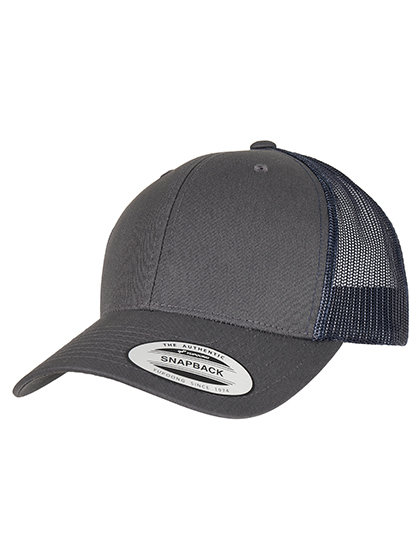 FlexFit Cap Retro Trucker 2-Tone Charcoal/Black