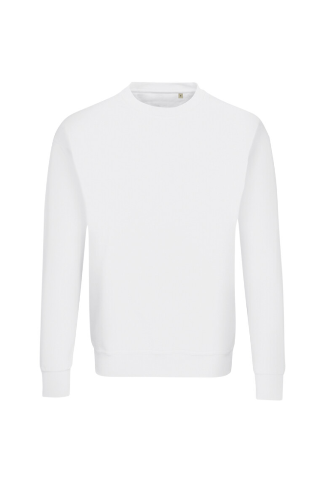 HAKRO Label-Free Sweatshirt Heavy MIKRALINAR® ECO, weiss, XL