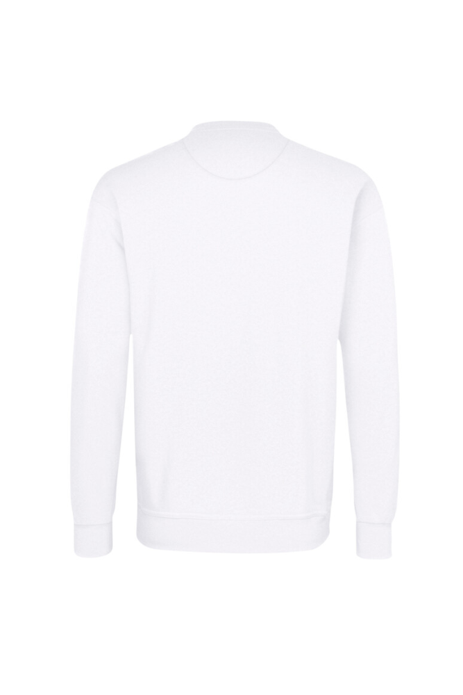 HAKRO Label-Free Sweatshirt Heavy MIKRALINAR® ECO, weiss, XL