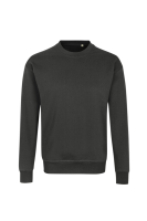 HAKRO Label-Free Sweatshirt Heavy MIKRALINAR® ECO, karbongrau, L
