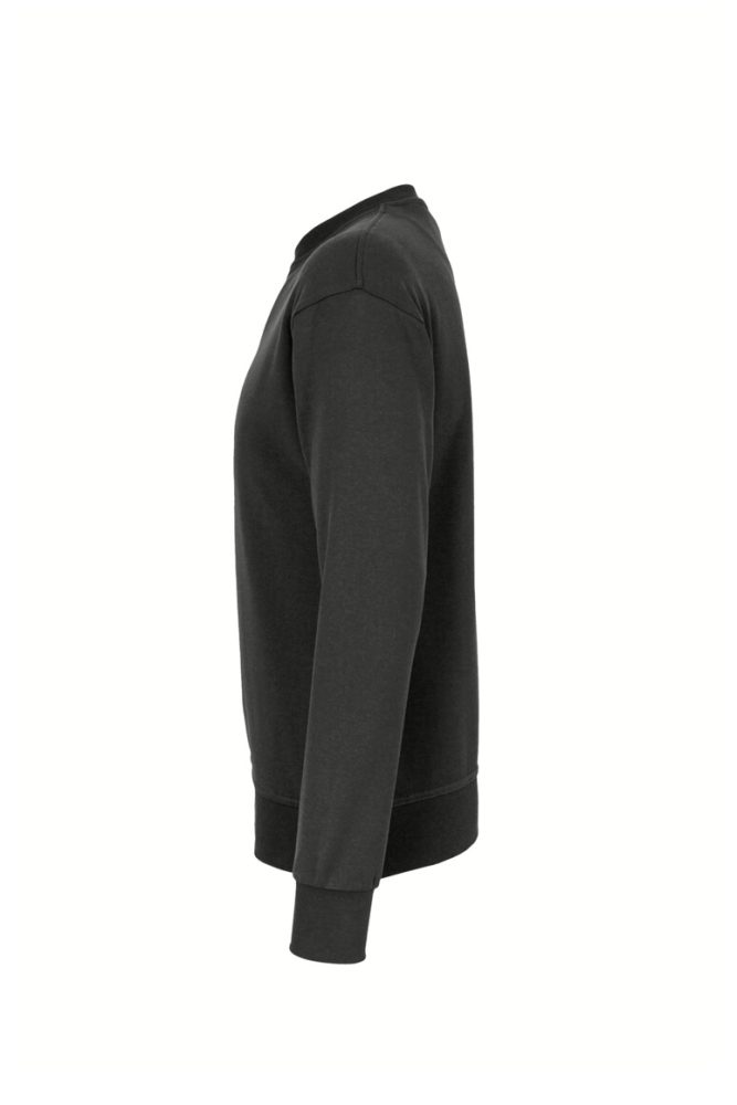 HAKRO Label-Free Sweatshirt Heavy MIKRALINAR® ECO, karbongrau, L