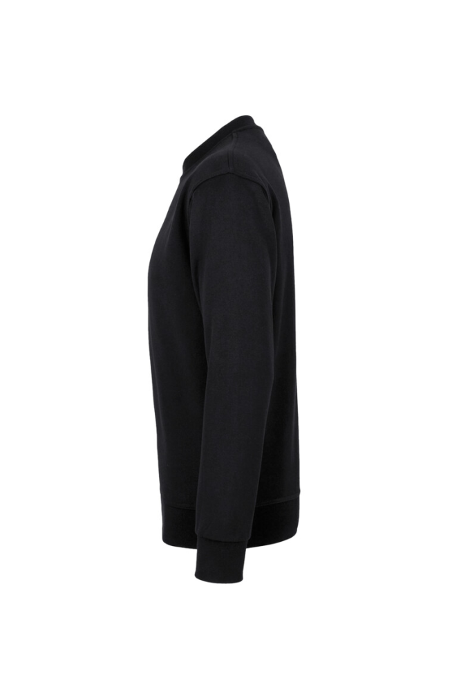 HAKRO Label-Free Sweatshirt Heavy MIKRALINAR® ECO, schwarz, 2XS