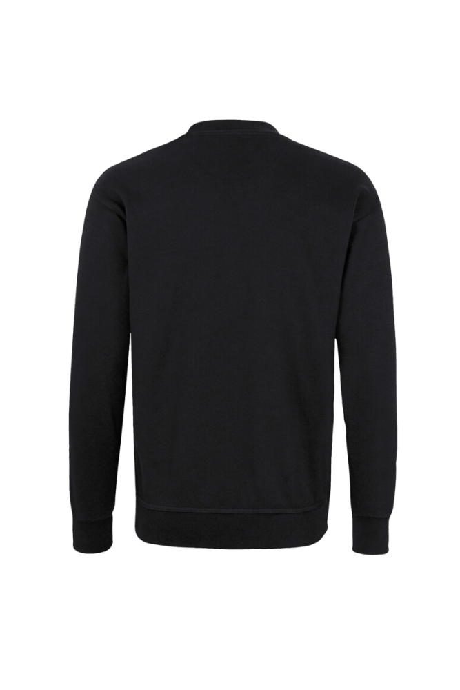 HAKRO Label-Free Sweatshirt Heavy MIKRALINAR® ECO, schwarz, 2XS