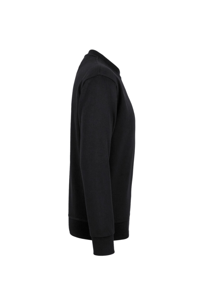 HAKRO Label-Free Sweatshirt Heavy MIKRALINAR® ECO, schwarz, 2XS