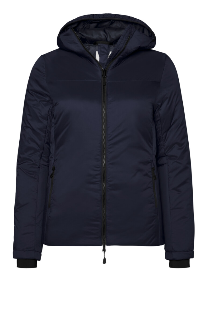 HAKRO Damen Kapuzen-Thermo-Loftjacke, tinte, S