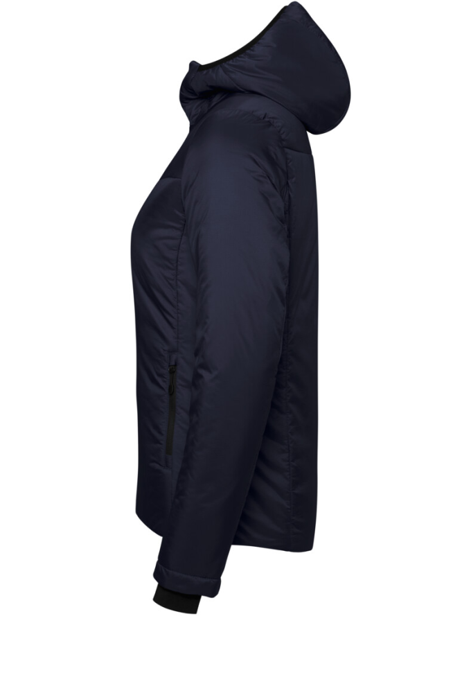 HAKRO Damen Kapuzen-Thermo-Loftjacke, tinte, S