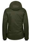 HAKRO Damen Kapuzen-Thermo-Loftjacke, olive, XL