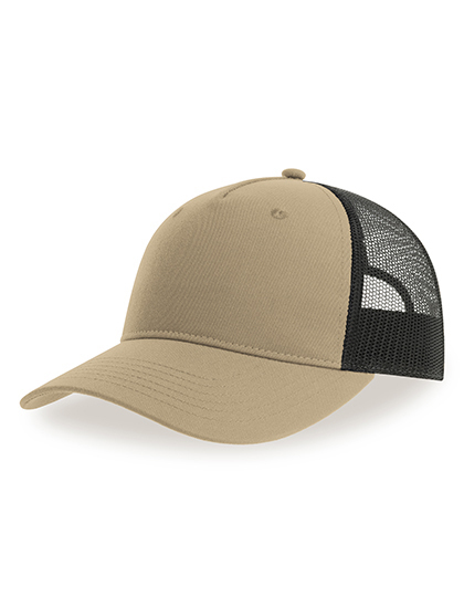 Atlantis Zion Cap - 5-Panel khaki-schwarz