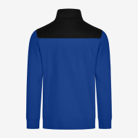 FHB ROB Zip-Sweatshirt, royalblau-schwarz, Gr. XL