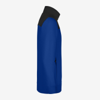 FHB ROB Zip-Sweatshirt, royalblau-schwarz, Gr. XL