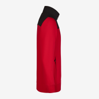 FHB ROB Zip-Sweatshirt, rot-schwarz, Gr. L